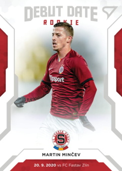 Martin Mincev Sparta Praha SportZoo FORTUNA:LIGA 2020/21 2. serie Debut Date Rookie #DR03